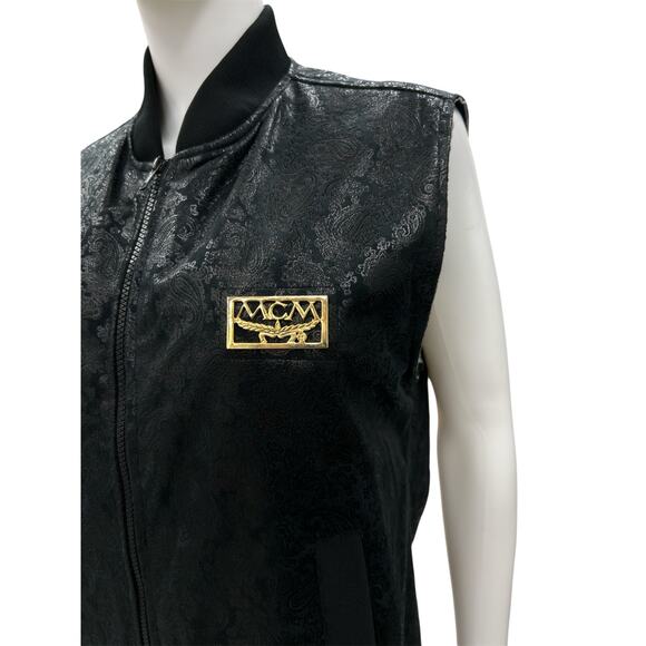 Dapper Dan VTG Authentic 90s Paisley Gloss Print Vest SIZE M - Picture 4 of 6